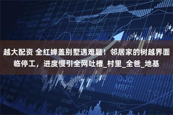 越大配资 全红婵盖别墅遇难题！邻居家的树越界面临停工，进度慢引全网吐槽_村里_全爸_地基